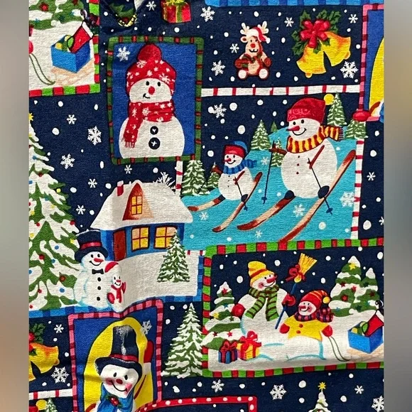 Christmas Scrub Top - Picture 4 of 5